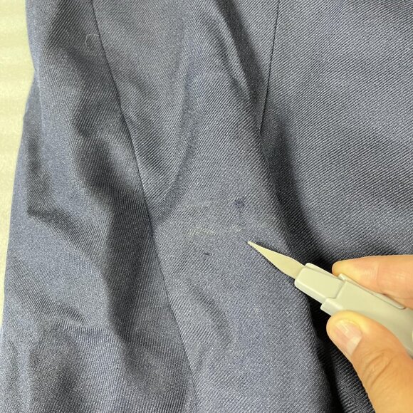 Messori Black Label Blazer Mens 46 Cashmere Two Button Suit Jacket Made Italy - Picture 11 of 12